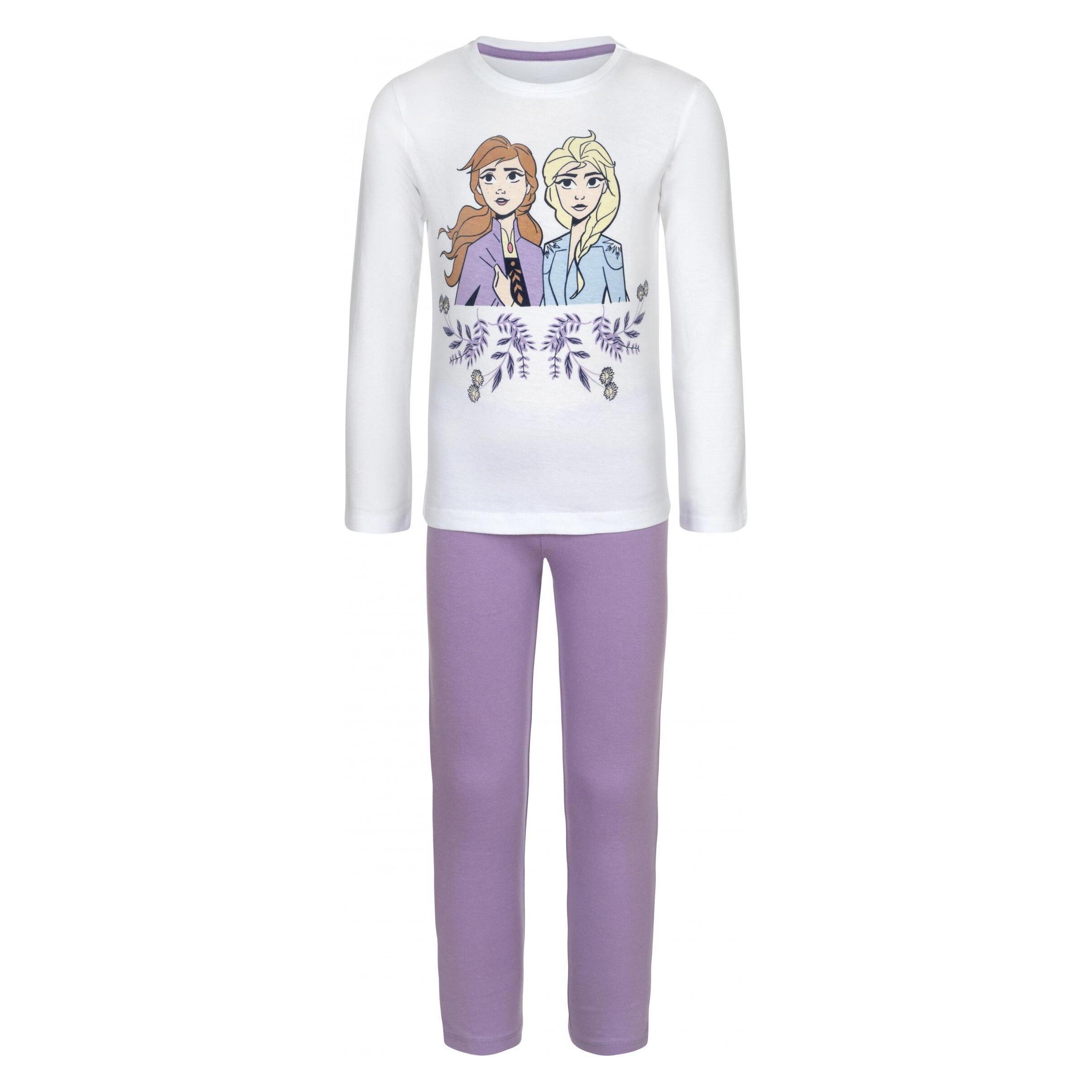 Procos, Mädchen, Pyjamas, Disney Eiszauberkind Ist Lang Schlafanzug 122/128, Mehrfarbig, (122, 128)