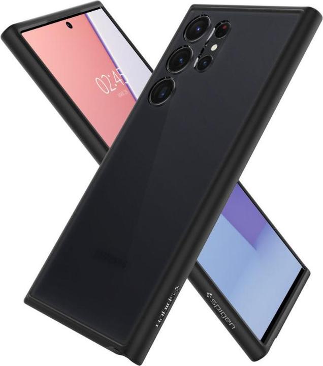 Actual product image Spigen Ultra Hybrid Case for S918B Samsung Galaxy S23 Ultra - frost black (Samsung Galaxy S23 Ultra)