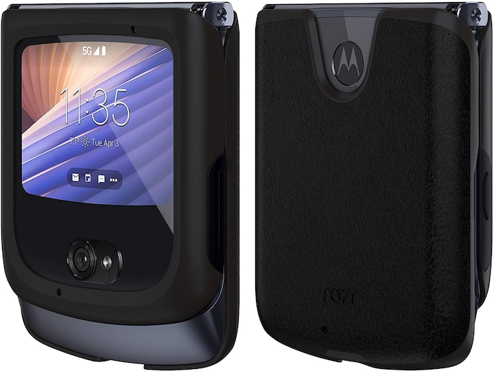 Immagine prodotto Motorola Custodia in pelle nera per RAZR - PG38C03190 (Motorola Razr (2020))