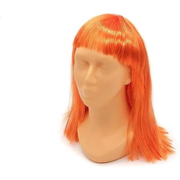 Adar Orangefarbene Perücke mit Pony (54615035)