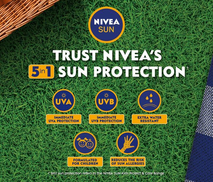 Image du produit NIVEA Sun Spf30 Spray For Children, Durable, Water Resistant, 200ml (Spray solaire, SPF 30, 200 ml, 150 g)