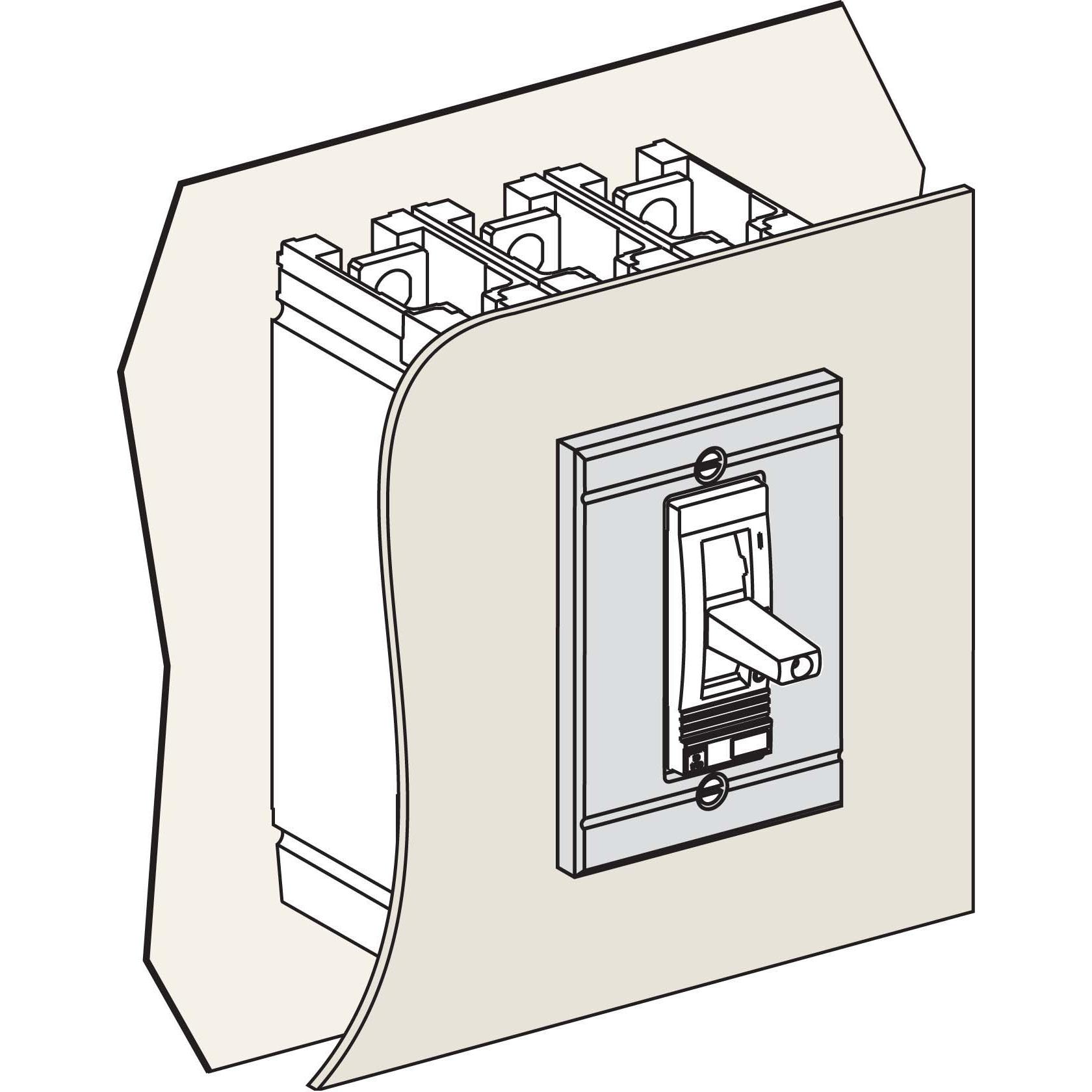 Schneider Electric, Verteilerschrank Zubehör, Blendrahmen