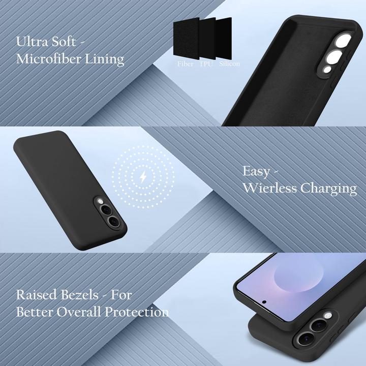 Image du produit Cadorabo Coque pour Samsung Galaxy S25 Edge TPU Liquid Silicone Case (Samsung Galaxy S25 Edge)