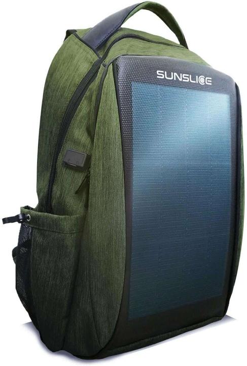 Sunslice Zenith - 25L 8W Solar Backpack Green (8 W, 1.10 kg)