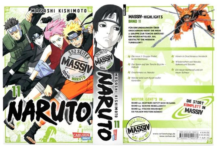 Produktbild NARUTO Massiv 11 (Deutsch, Masashi Kishimoto, 2018)