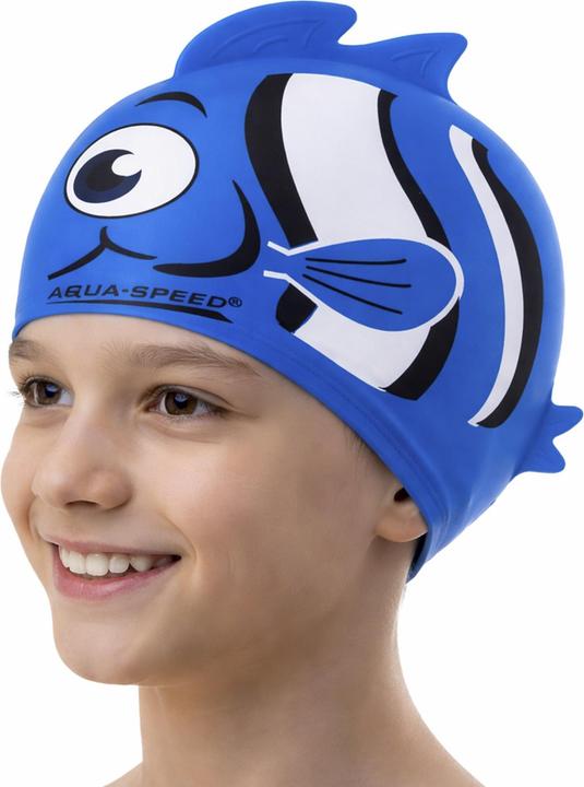 Produktbild Aqua Speed Badekappe Silikon 3D Print Nemo Motiv einfach Fit