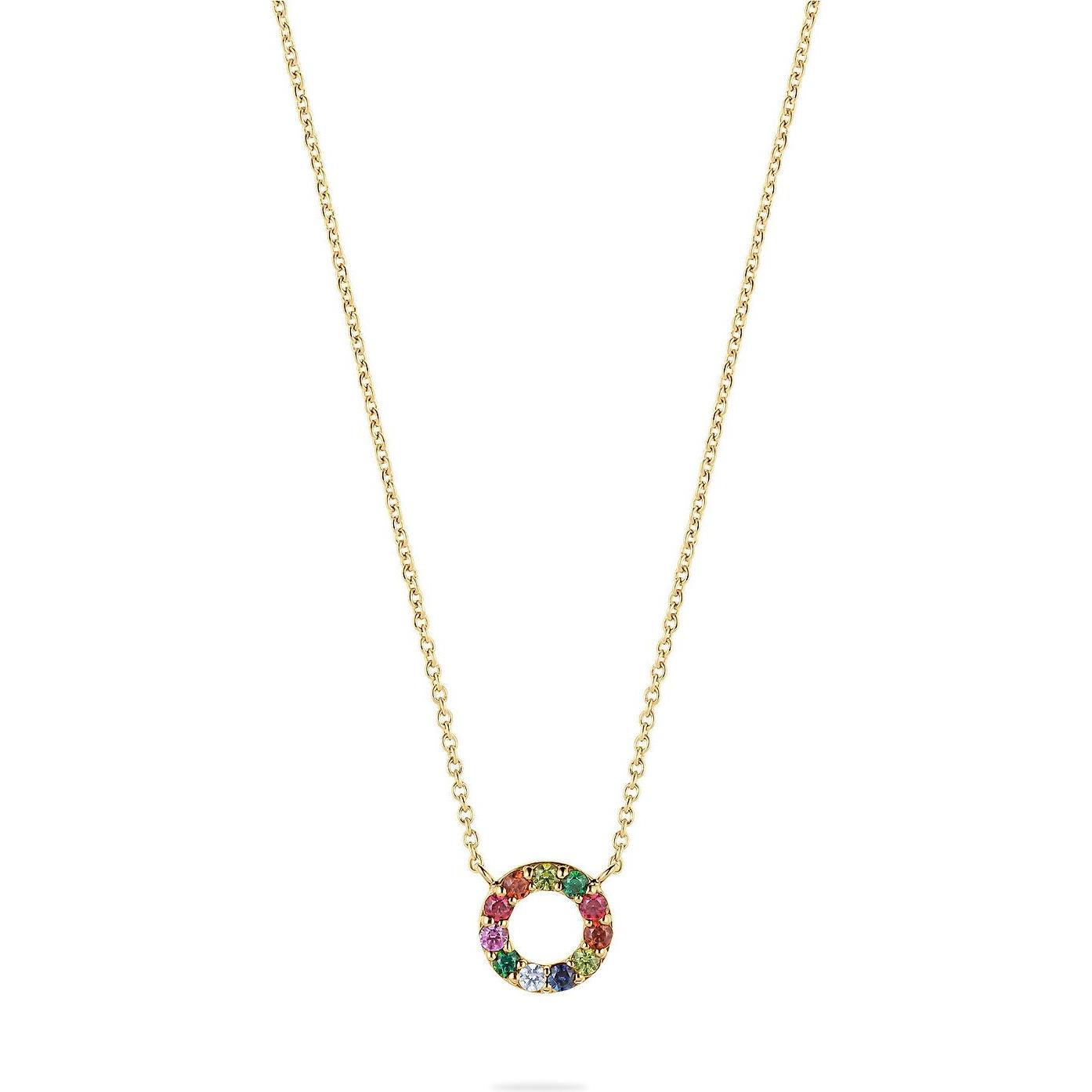 Esprit, Halsschmuck, Kette Color Circle, (925er Silber, 47 cm)