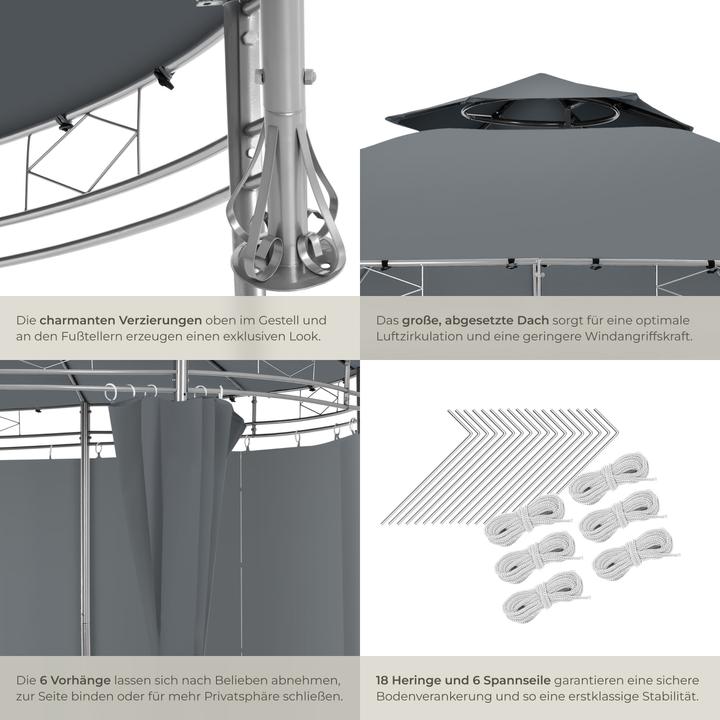 Produktbild tectake Siana (350 cm, 350 cm)