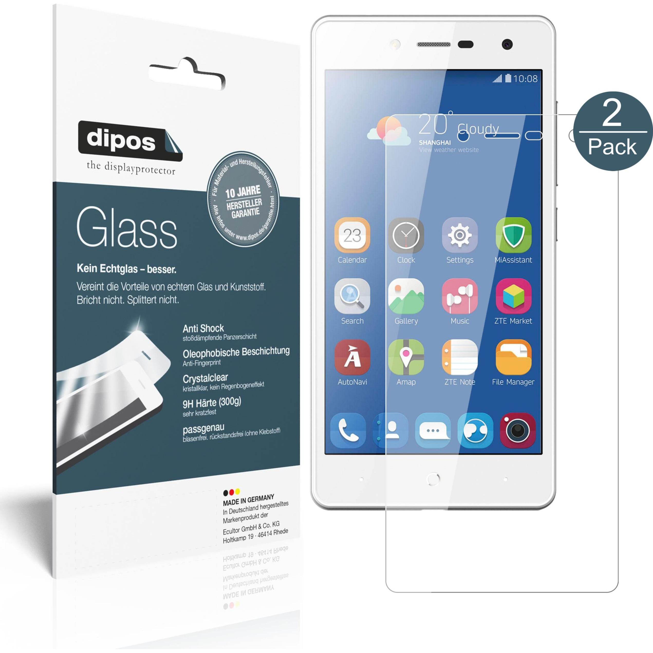 Dipos Displayschutz Anti-Shock (1 Stück, ZTE Blade L7), Smartphone Schutzfolie, Transparent