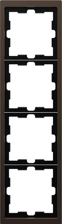 Produktbild Merten D-Life Metall Rahmen, 4fach, MEG4040-6552