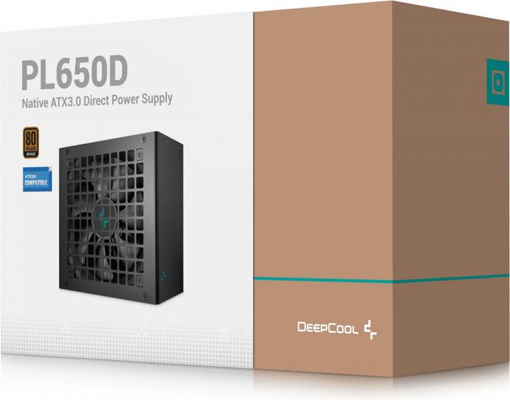 Actual product image Deepcool PL650D (1x 12VHPWER, 3x PCIe, 650 Watt) (650 W)