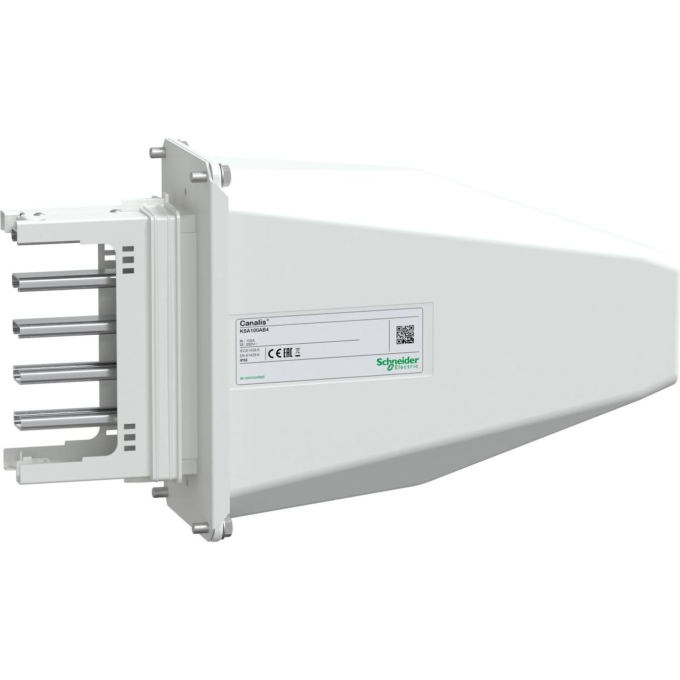 Thumbnail - Schneider Electric, Verteilerschrank Zubehör, SE KSA100AB4 Endeinspeisekasten 100A links und rechts
