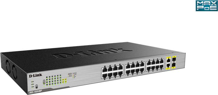 Immagine prodotto D-Link 26-PORT LAYER2 POE+ GB SWITCH (24 porte)