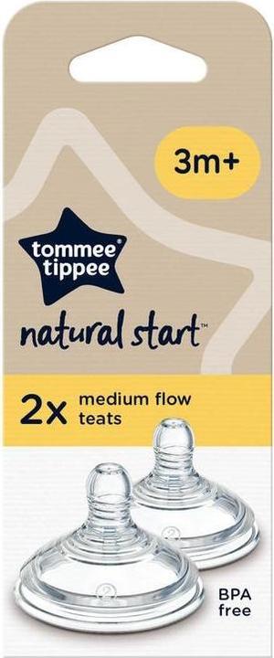 Produktbild Tommee Tippee Easi-Vent Sauger Babyflaschenaufsatz Rund Mittlerer Durchfluss