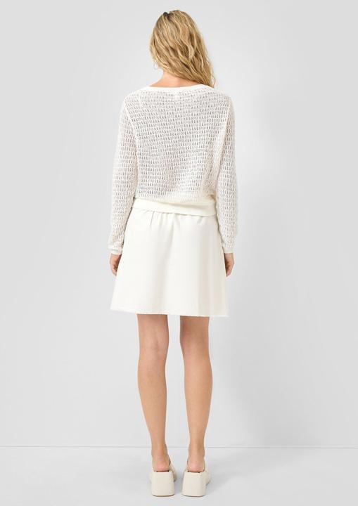 Produktbild s.Oliver Strickpullover Pullover mit Ajourmuster (XS)