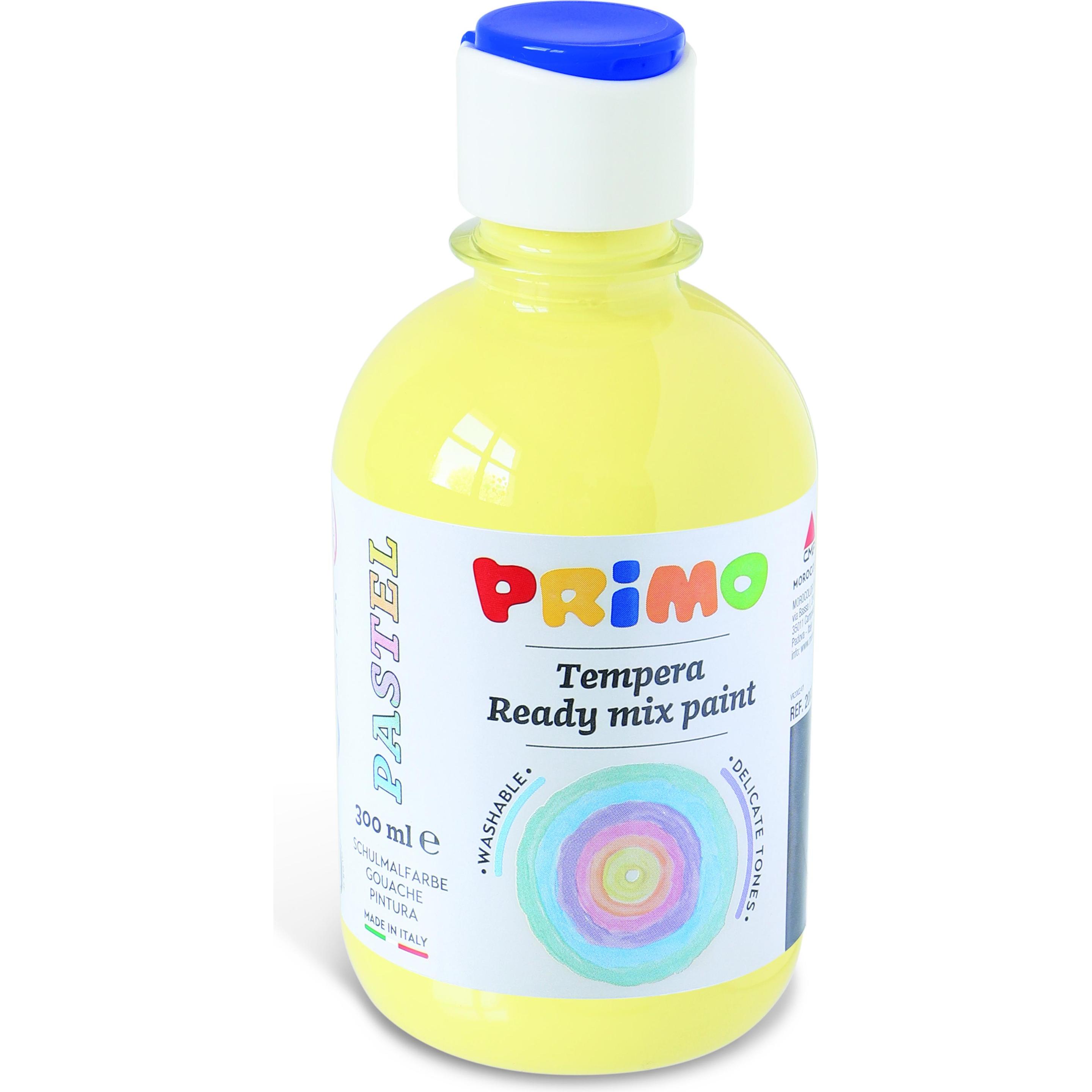 Primo, Künstlerfarbe + Bastelfarbe, 2002BRP300212 Farbe Tempera 300 ml 1 St. (Gelb, 300 ml)
