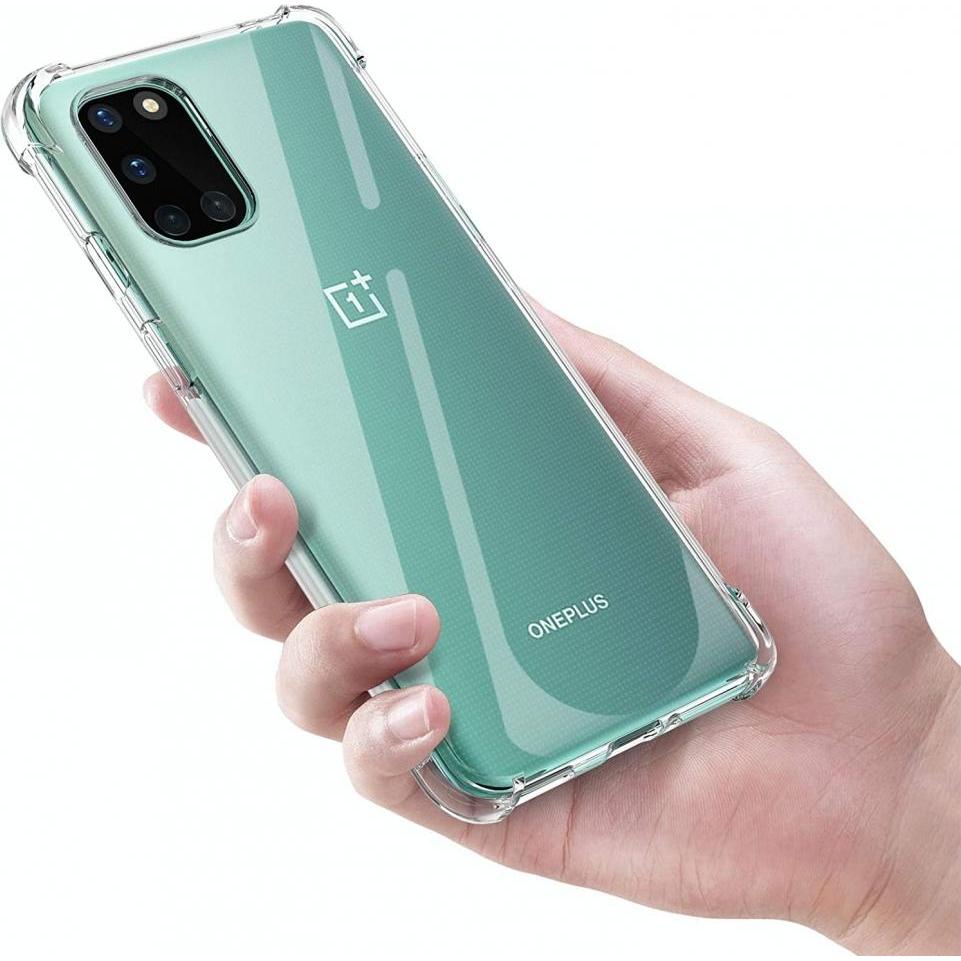 Thumbnail - Screenguard OnePlus 8T Hülle Crystal Soft Airbag Bumper (OnePlus 8T), Smartphone Hülle, Transparent