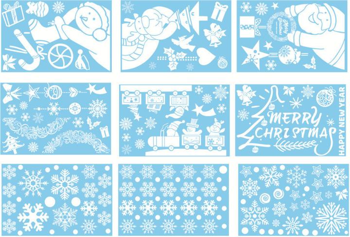 Actual product image Hermex Christmas stickers Window stickers with festive motifs Christmas stickers