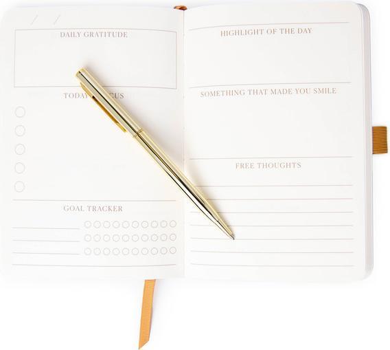 Actual product image Designworks Gratitude Journal (11.5 x 16.5 cm, Special ruling, Soft cover)