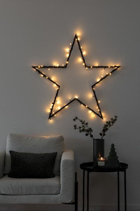 Actual product image Konstsmide Gnosjö Micro LED light chain, frosted, welded, 100 amber diodes, 30V I (3.63 m)
