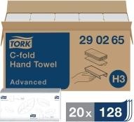 Productafbeelding Tork Opvouwbare handdoek Advanced 2-laags wit L310xB248ca.mm
