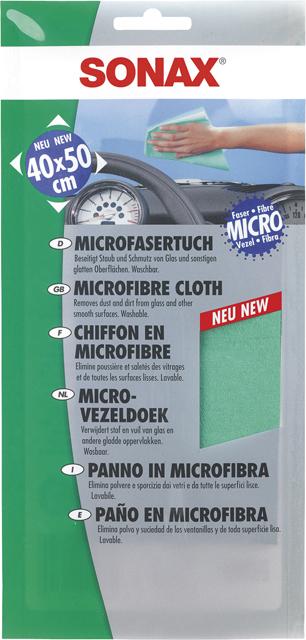 Actual product image Sonax Microfibre cloth, microfine inside, 1 piece 36x39 cm