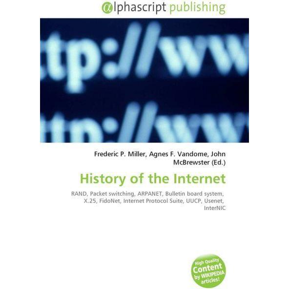 Thumbnail - History of the Internet, Fachbücher von Agnes F. Vandome, Frederic P. Miller, John McBrewster
