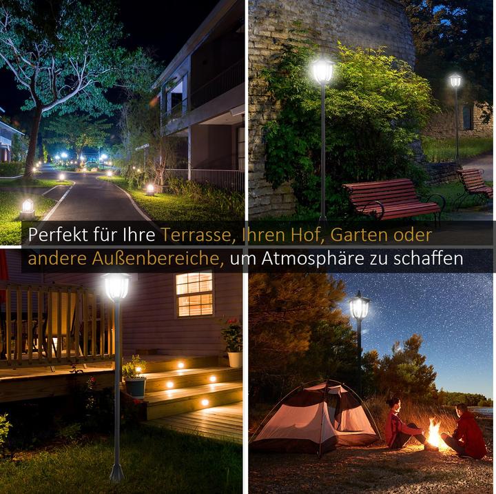 Produktbild Outsunny Gartenlaterne (40 lm, IP44)