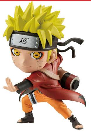Produktbild Bandai 8 cm Chibi-Figur Mit Naruto-Basis