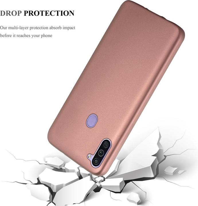 Produktbild Cadorabo TPU Matt Metallic Cover (Samsung Galaxy M11, Samsung Galaxy A11)