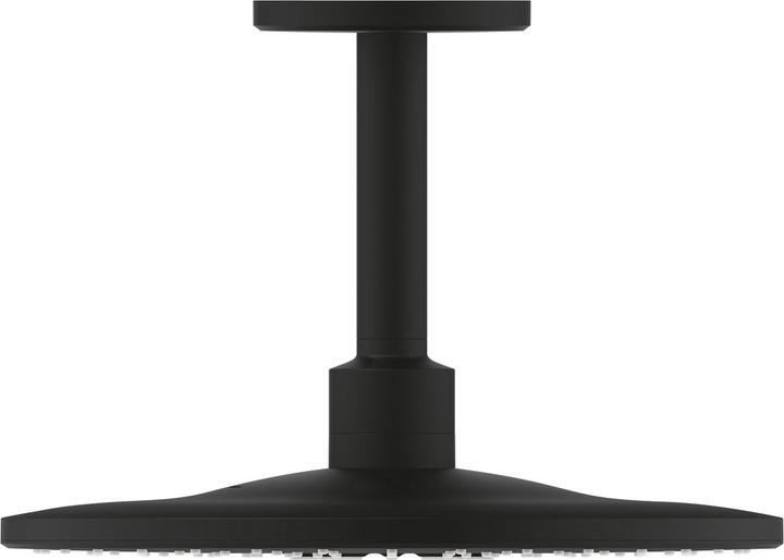 Produktbild Grohe Kopfbr Rainshower SMARTACTIVE 310 mit Deckenauslass 142mm phantom black (2 Strahlarten)