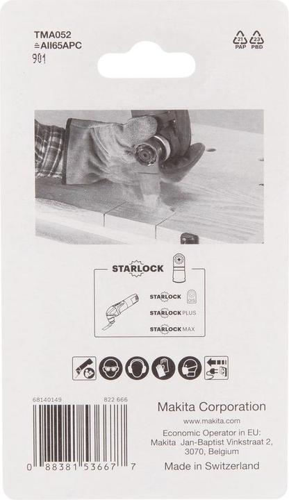 Image du produit Makita Lame de scie plongeante 65mm TMA052 5pcs