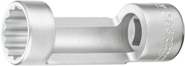 HAZET Stossdämpfer-Steckschlüsseleinsatz (Doppelsechskant) 2593-21 ∙ Vierkant12,5 mm (1/2 Zoll) ∙ Au… (21 mm)