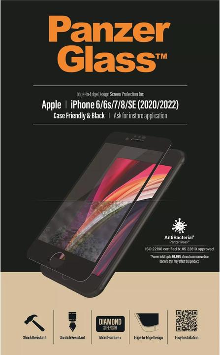 Image du produit PanzerGlass Affaire classée (1 pcs, Apple iPhone 6, Apple iPhone 6s, Apple iPhone 7, Apple iPhone 8, Apple iPhone SE)