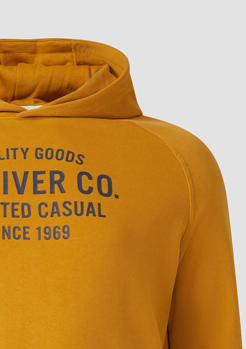 Produktbild s.Oliver Sweatshirt Kapuzenpullover mit Raglanärmeln und Frontprint (4XL)