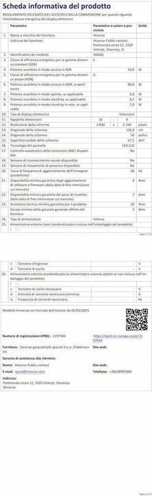 Produktbild Hisense TV 50A6Q (50", LED, 4K)