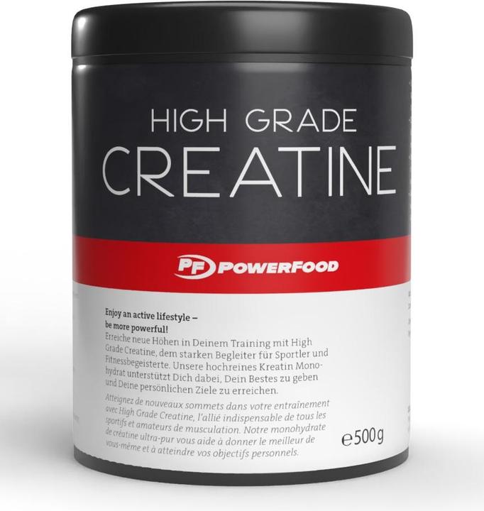 Produktbild Powerfood High Grade Creatine (1 Stück, Pulver, 500 g)