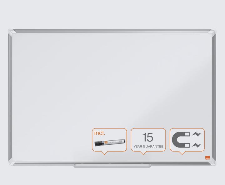 Actual product image Nobo Whiteboard Premium Plus 1915144 aluminum, 60x90cm (90 x 60 cm)