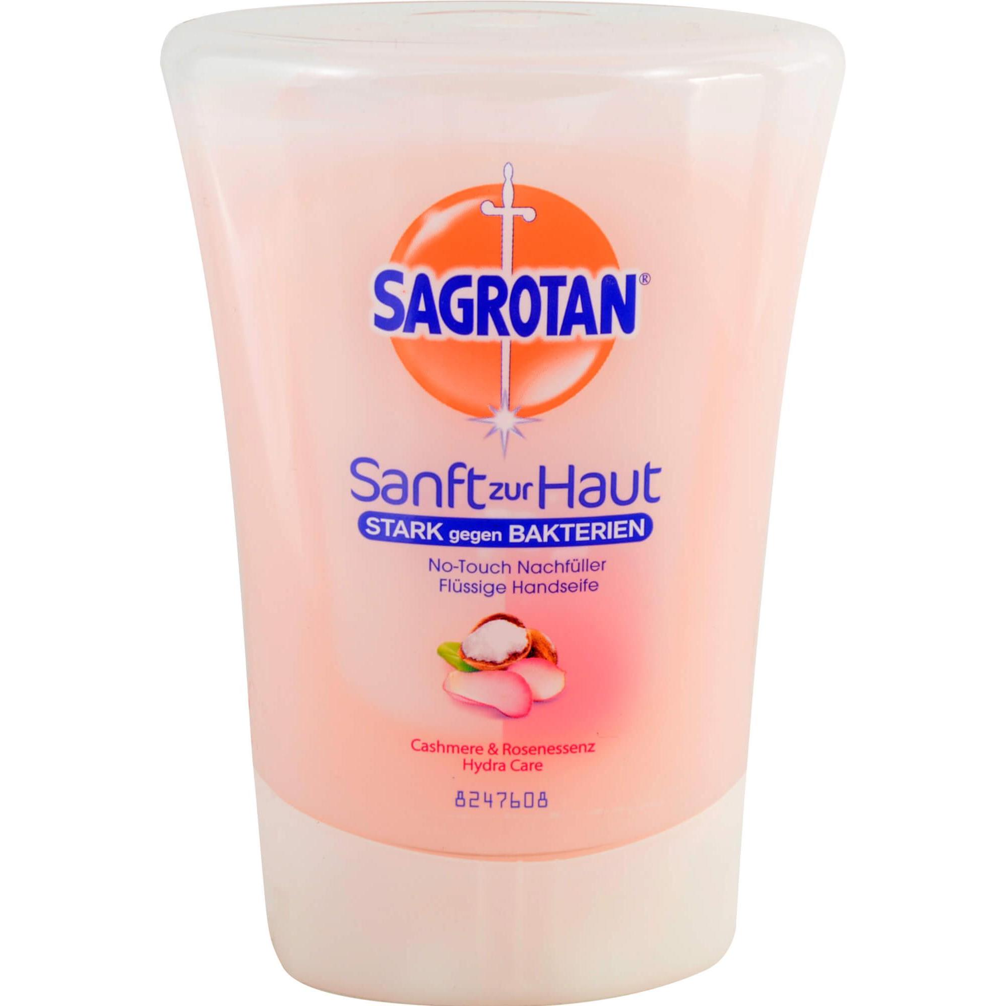 Sagrotan, Handseife, No-Touch Nachfüller Cashmere&Rosenessenz, 250 ml FSE (Flüssigseife, 250 ml)
