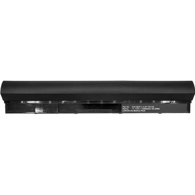 CoreParts Laptop Battery for CLEVO (2200 mAh), Notebook Akku, Schwarz