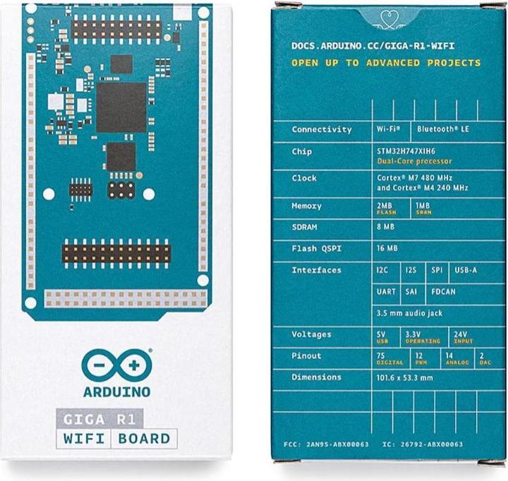 Produktbild Arduino ABX00063 - Giga R1 WiFi