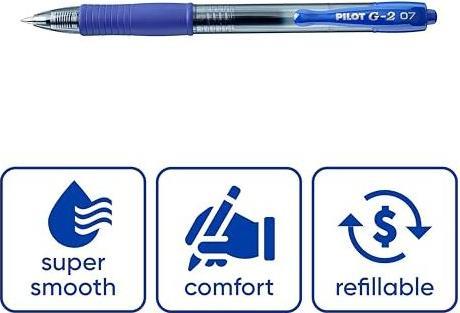 Image du produit Pilot G2 (Bleu, Transparent, 1x)