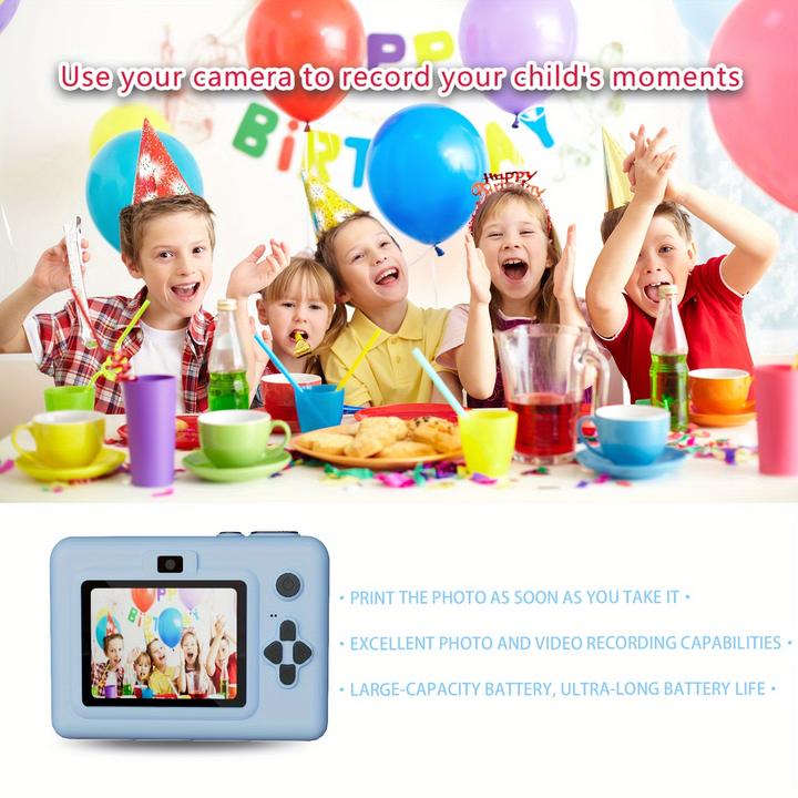 Image du produit Activity Board Caméra selfie numérique HD pour enfants avec écran IPS de 7,11 cm - étanche, rechargeable via