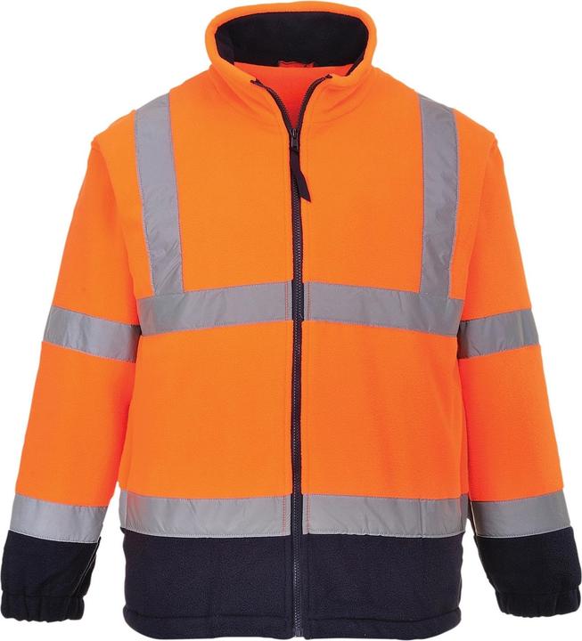Produktbild Portwest Hi Vis FleeceJacke gefüttert (2 StückPackung) (M)