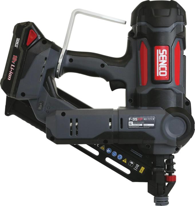 Immagine prodotto Senco F-35 XP Fusion chiodatrice a batteria 18 V 50-90 mm ( 10G2001N ) + 2x batteria ricaricabile 3,0 Ah +