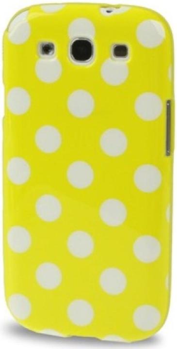 Produktbild König Design Schutzhülle TPU Case für Handy Samsung I9300 Galaxy S3 Gelb / Weiss (Samsung Galaxy S3, Samsung Galaxy S3 Neo)
