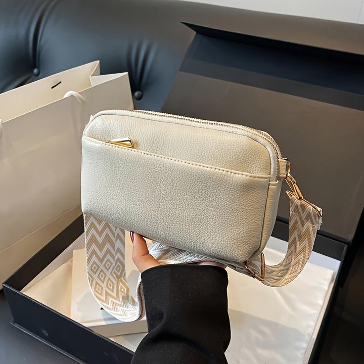 Immagine prodotto Only-Bags.Store Mini cross-body bag, borsa quadrata con ampia tracolla, alla moda