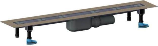 Produktbild Dallmer Duschrinne CeraLine PLAN F 1200mm, 523082, DN 50 Bauhöhe 90mm (1200 mm)