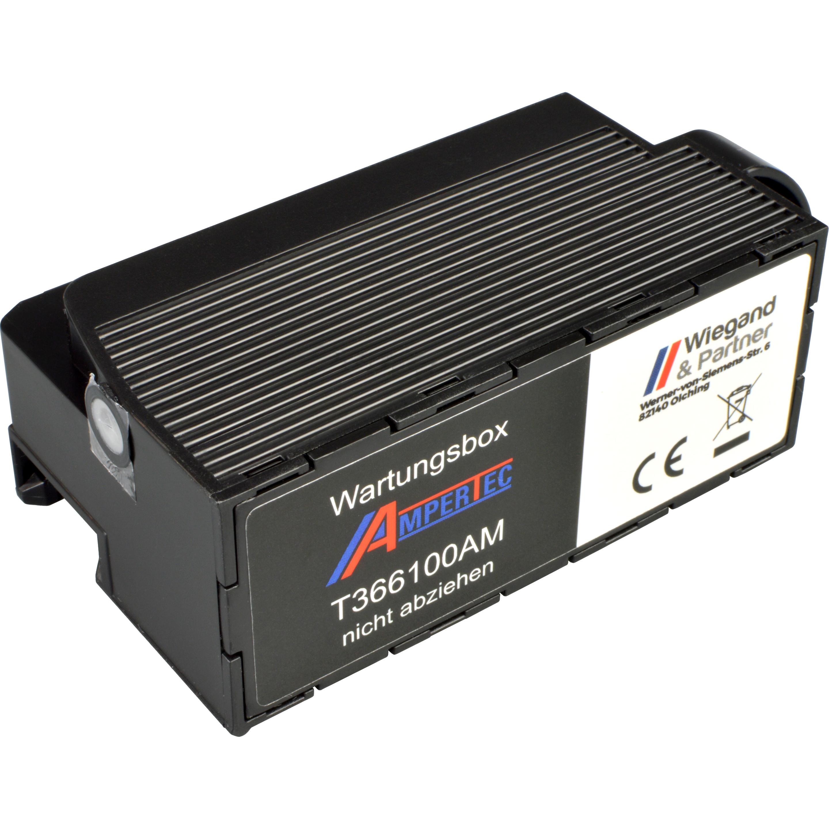 Ampertec Wartungsbox ersetzt Epson C13T366100, Drucker Zubehör