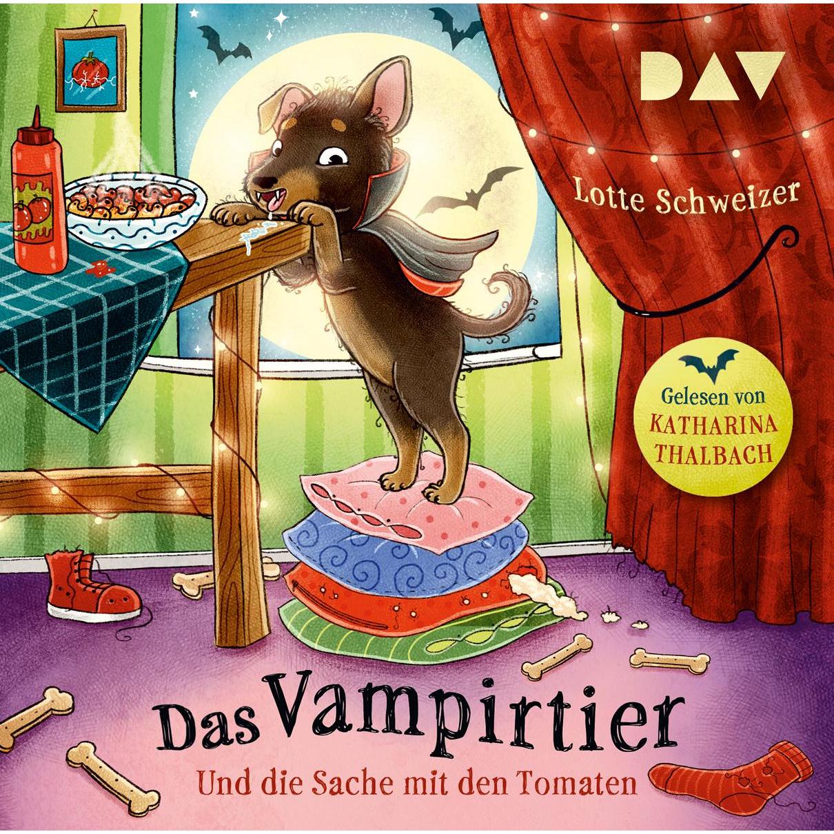 Das Vampirtier und die Sache mit den Tomaten, Hörbücher von Katharina Thalbach, Lotte Schweizer, Alexandra Helm, Sabine ...